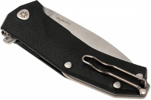 5891 Lion Steel KUR BK G10 Black Flipper фото 13