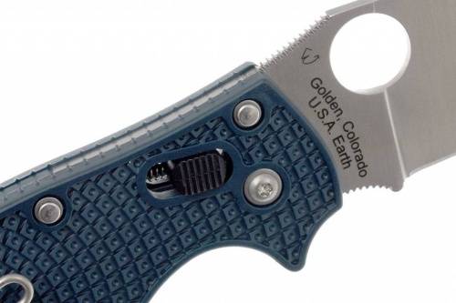 5891 Spyderco Manix 2 Lightweight Dark Blue 101PDBL2 фото 4