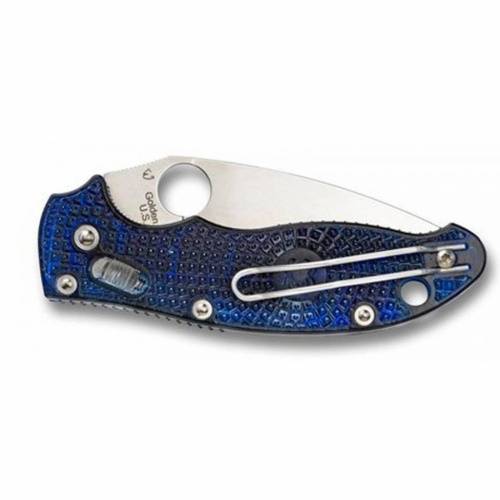 5891 Spyderco Manix 2 Lightweight Blue 101PBL2 фото 7