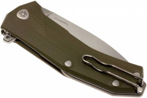 5891 Lion Steel KUR GR G10 Green Flipper фото 5