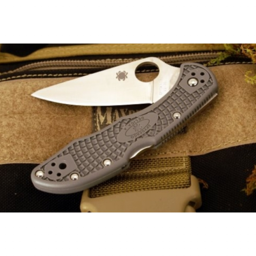 5891 Spyderco Delica 4 Flat Ground - 11FPGY фото 4