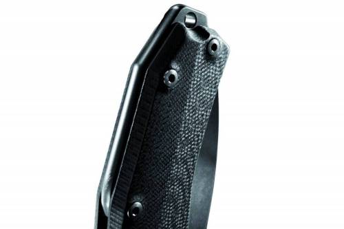 5891 Lion Steel KUR BBK G10 Black Flipper фото 2