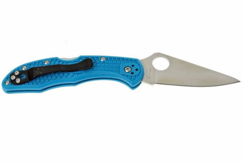 Складной нож Spyderco Delica 4 Flat Ground - 11FPBL фото 8 Складной нож Spyderco Delica 4 Flat Ground - 11FPBL фото 8