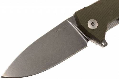 5891 Lion Steel KUR GR G10 Green Flipper фото 4