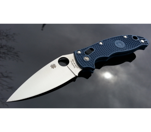 5891 Spyderco Manix 2 Lightweight Dark Blue 101PDBL2 фото 2