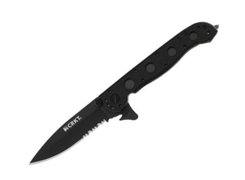 5891 CRKT Kit Carson Emergency M16 Spear Point Black