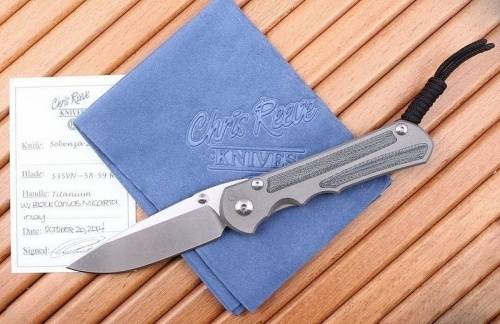 3810 Chris Reeve Large Sebenza 25 Micarta Inlay фото 13