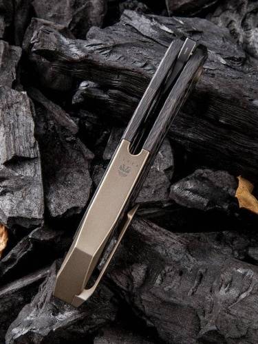 5891 WE Knife Arrakis Champagne carbon фото 9