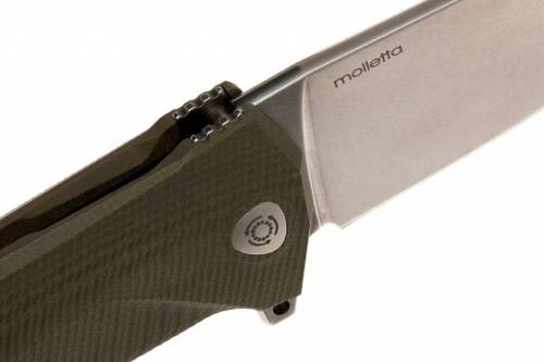 5891 Lion Steel KUR GR G10 Green Flipper фото 7